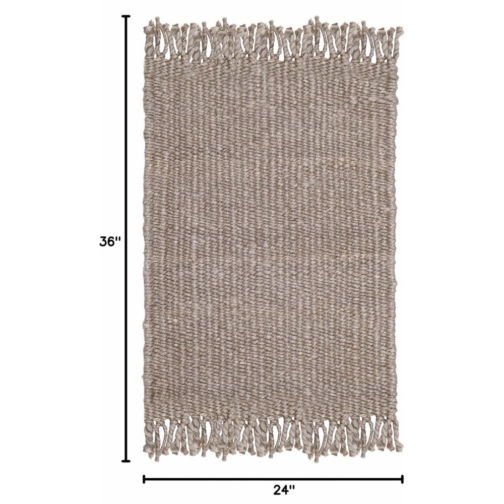 Safavieh 100% Jute Hand Woven Natural Fiber Collection Grey Area Rug- BRAND NEW‎